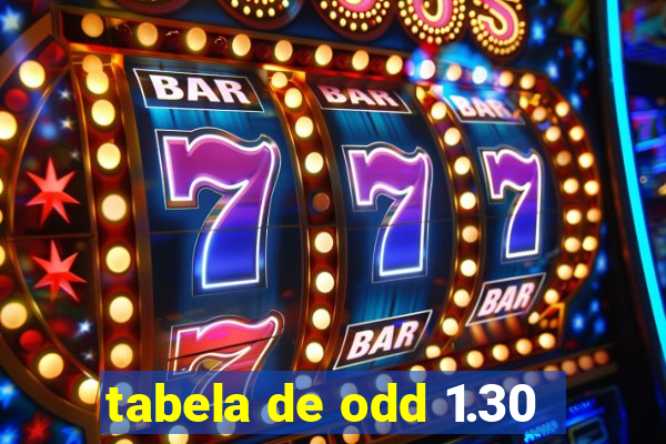 tabela de odd 1.30